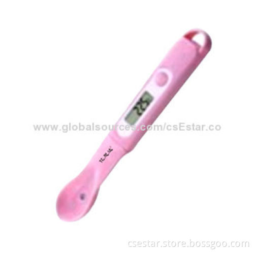 Professional Waterproof Babies' Spoon Thermometer, Eco-Friendly, Unbreakable